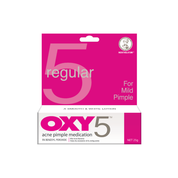 OXY5  acne pimple medication  5% BENZOYL PEROXIDE 25g