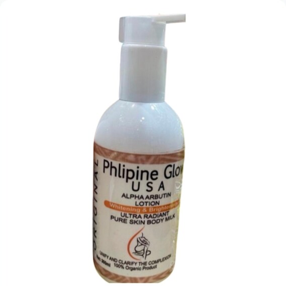 6pcs Phlipine Glow USA  ALPHA ARBUTIN LOTION  Whitening & Brightening  ULTRA RADIANT PURE SKIN BODY MILK