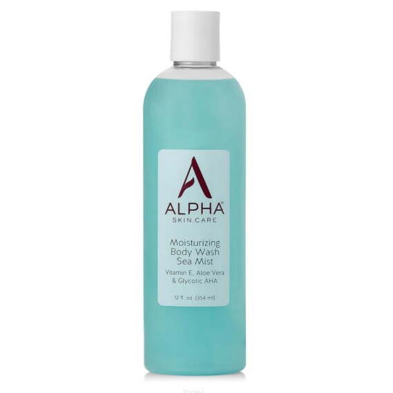 ALPHA Skin Care Moisturizing Body Wash Vitamin E, Aloe Vera & Glycolic AHA