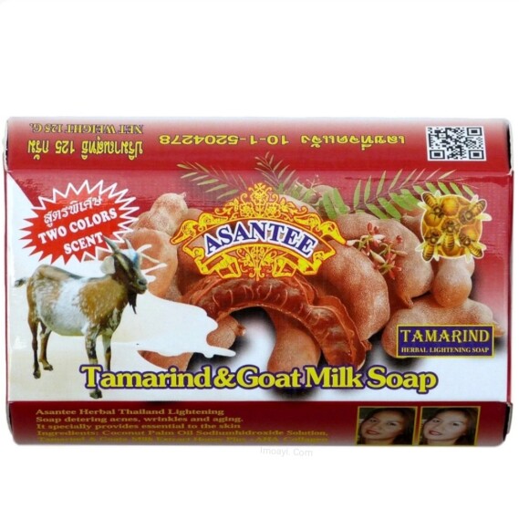 Asantee Tamarind & Goat Milk Whitening Soap with Honey 135g