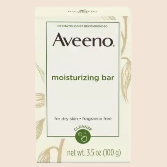 Aveeno Gentle Moisturizing Face Cleansing Bar, Dry Skin 100g