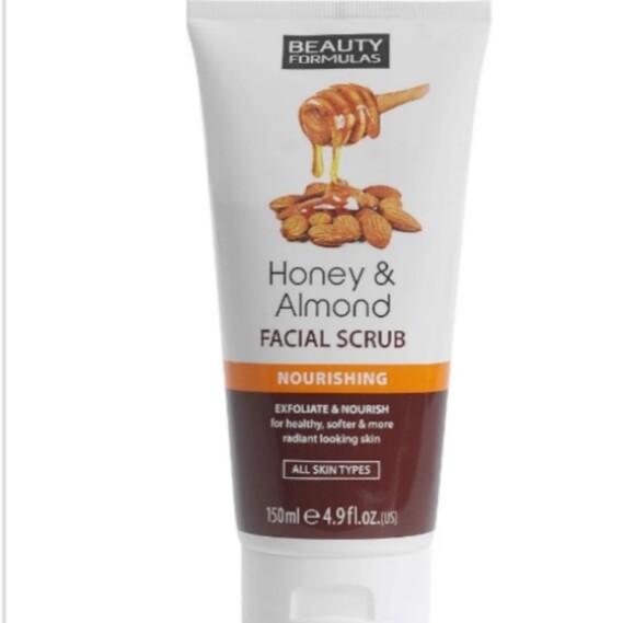 Beauty Formulas Honey And Almond Facial Scrub 150ml