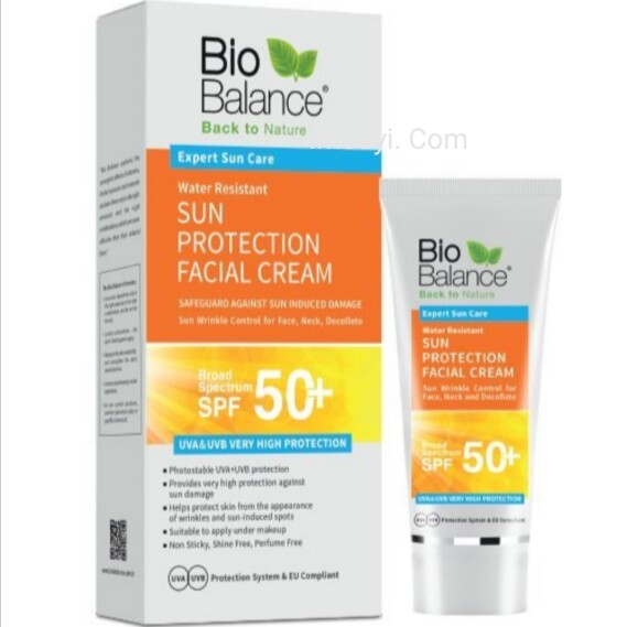 BIO BALANCE WATER RESISTANT SUN PROTECTION FOR FACE, NECK AND BODY SPF 50+