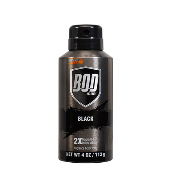 Bod Man BLACK Fragrance Body Spray  4 oz.