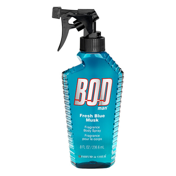 Bod Man Fresh Blue Musk Body Spray 8 oz.