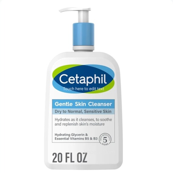 Cetaphil Face Wash, Hydrating Gentle Skin Cleanser for Dry to Normal Sensitive Skin 20oz