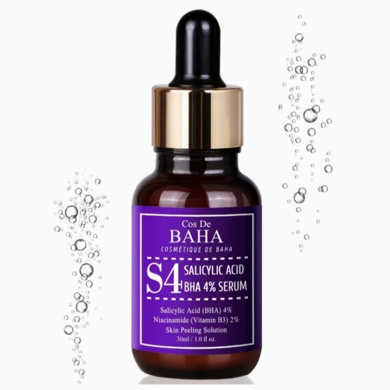 Cos De BAHA S4 Salicylic Acid BHA 4% Serum 1 fl oz (30 ml)