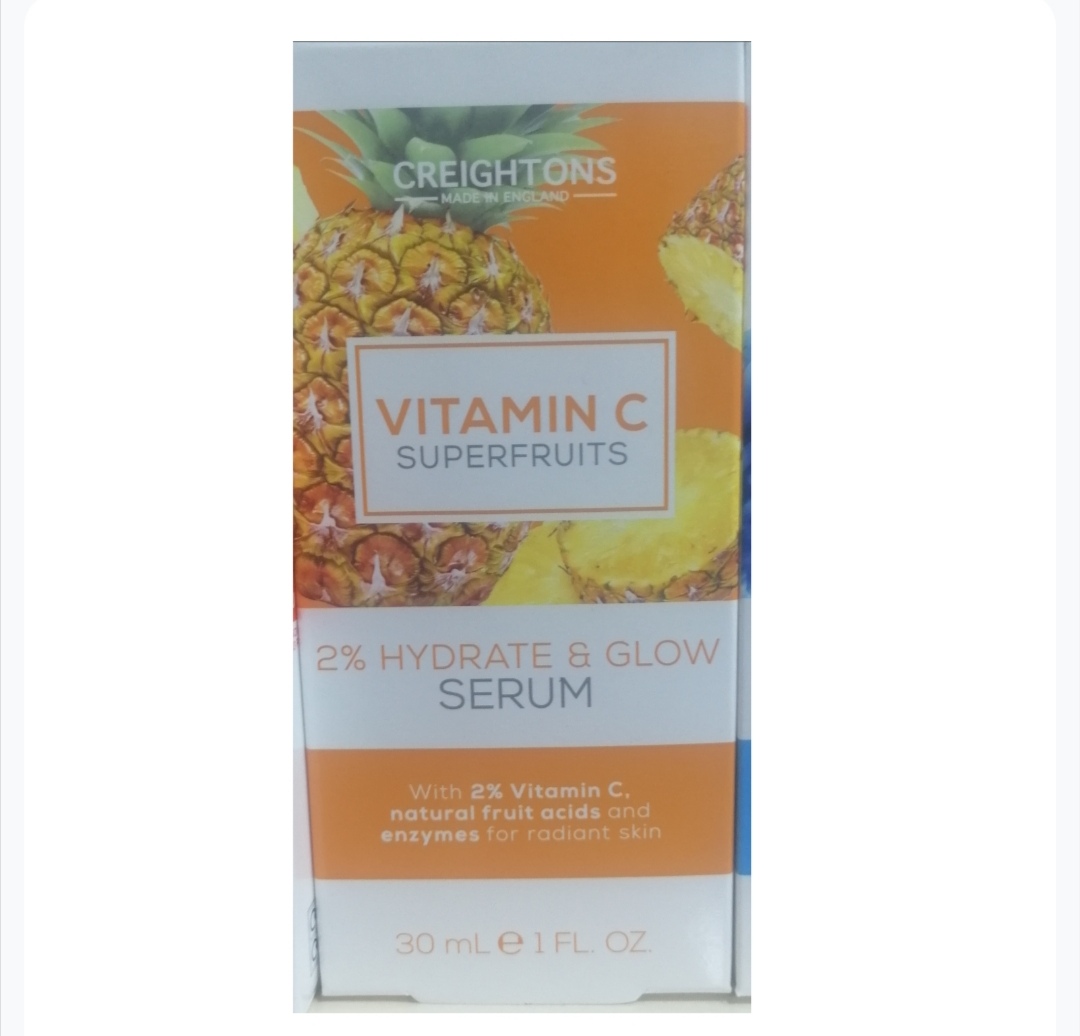 CREIGHTONS VITAMINC SUPERFRUITS 2 HYDRATE & GLOW SERUM With 2 Vitamin C, natural fruit acids