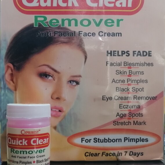 Cypribest Quick Clear Remover Anti Facial Face Cream