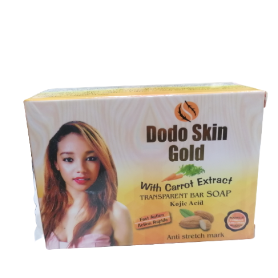 Dodo Skin Gold  With Carrot Extract TRANSPARENT BAR SOAP 150G