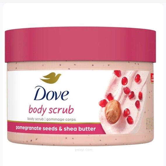 Dove Pomegranate Seeds & Shea Butter Exfoliating Body Scrub 10.5 oz