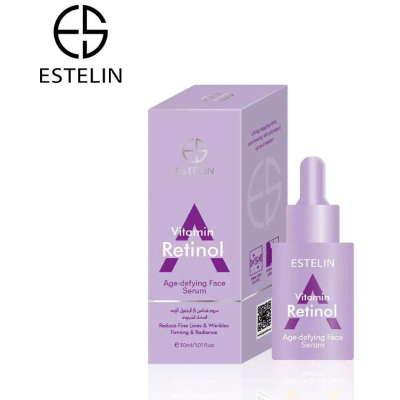 ESTELIN  Vitamin  Retinol  Age-defying Face Serum Reduce Fine Lines & Wrinkles Firming & Radiance  30ml