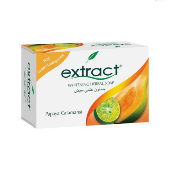 extract® WHITENING HERBAL SOAP Papaya Calamansi 125g (Made in Philippines)