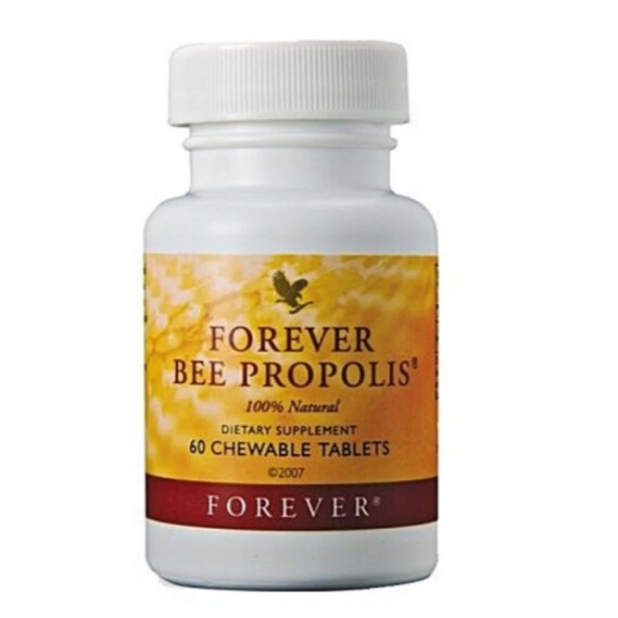 FOREVER BEE PROPOLIS  100% Natural  DIETARY SUPPLEMENT 60 CHEWABLE TABLETS