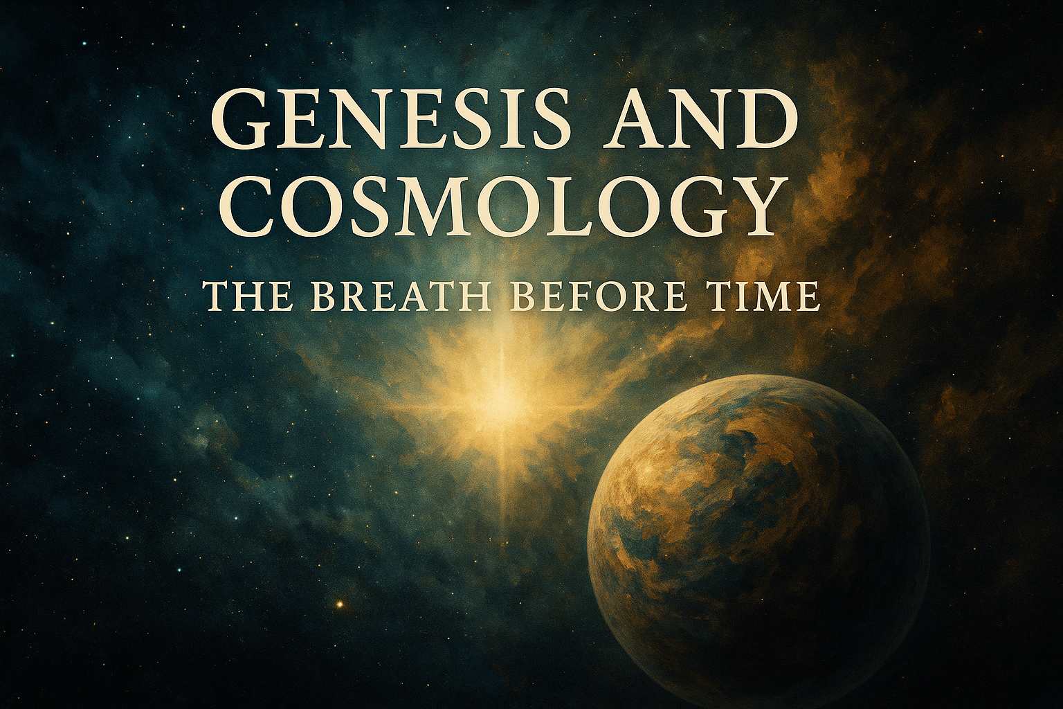 Genesis-and-Cosmology-The Breath-Before Time