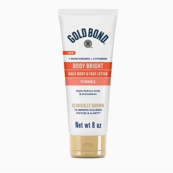 Gold Bond Bright Daily Body & Face Lotion With Vitamin C, 8 oz.