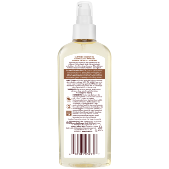 Palmer's Coconut Hydrate Body Oil 5.1 FL OZ