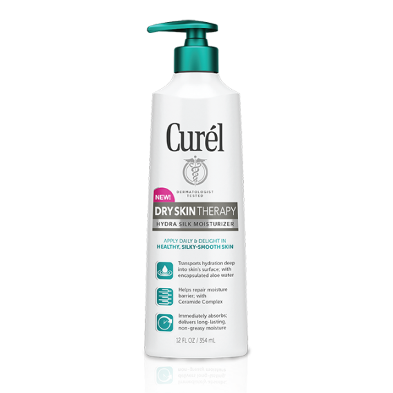 Curel Dry Skin Therapy Hydra Silk Moisturizer For Dry, And Extra-Dry Skin