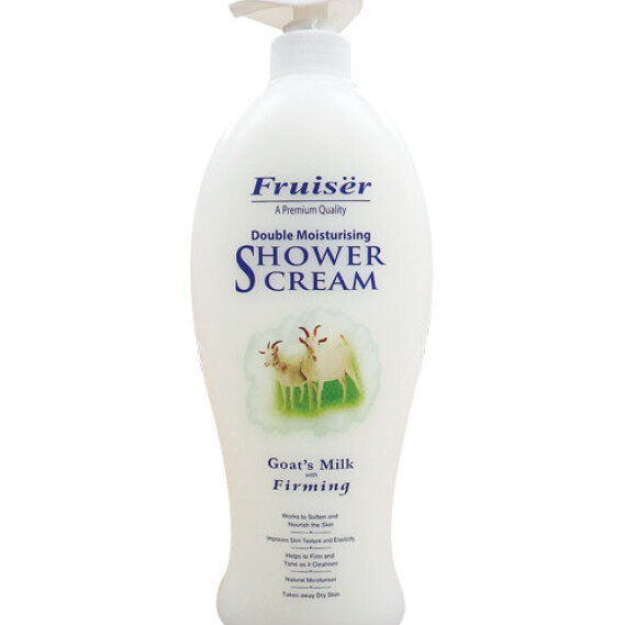 Fruiser Shower Cream Double Moisturising Goat's Milk 1000ml