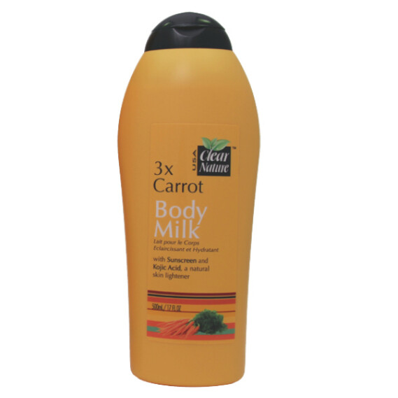 Clear Nature 3 X Carrot Body Milk 500ml