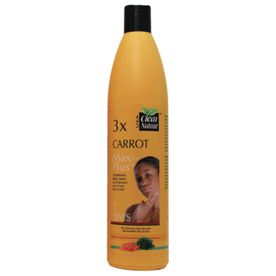 Clear Nature 3 X Carrot Maxi-plus Complexion Body Lotion 500ml