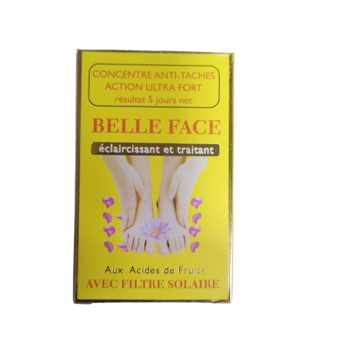 Lait éclaircissant + Sérum Concentré BELLE FACE - Anti-taches & Imperfections 300ml + 60ml