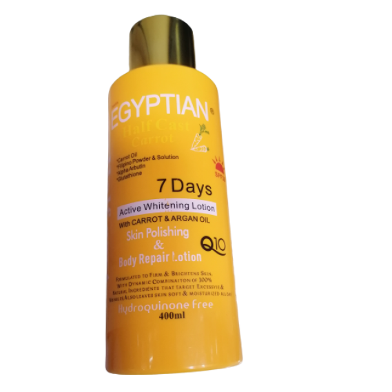Egyptian Halfcast Carrot 7 Days Lotion 400ml