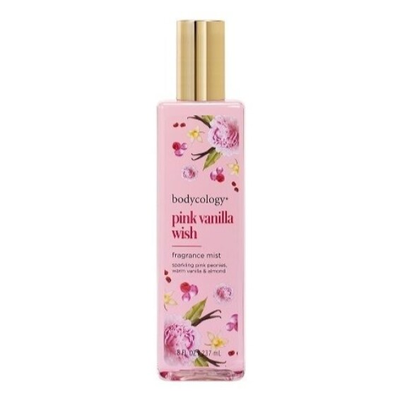 Bodycology PINK VANILLA WISH Fragrance Mist  8 oz.