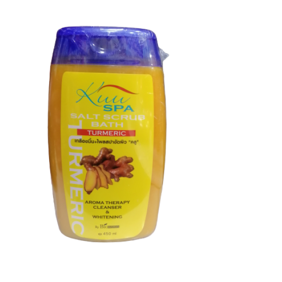 Kuu Tumeric Spa Aroma Bath Salt Scrub 450ml