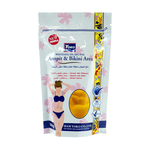 YOKO WHITENING SPA SALT FOR ARMPIT & BIKINI AREA 220 g.