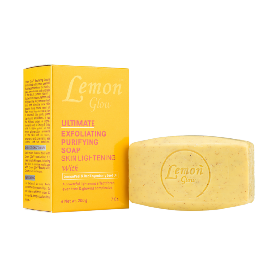 Lemon Glow Ultimate Exfoliating Purifying Soap 200g