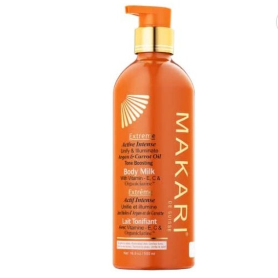 MAKARI Extreme Active Intense Carrot & Argan Oil Body Milk 16.8 oz