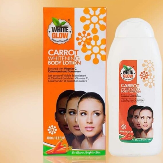 WHITE GLOW Carrot Whiten Body Lotion 400ml