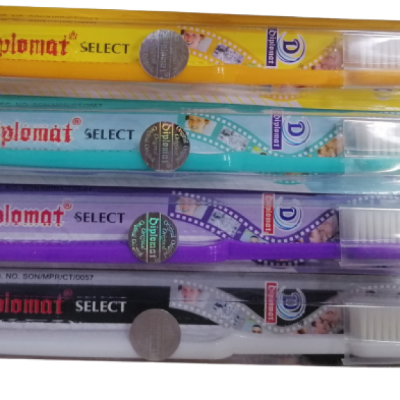 Diplomat Select Toothbrush Ex Hard 4pcs