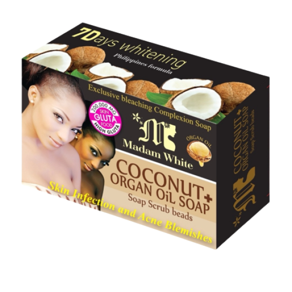 Madam White Coconut Organ Oil Soap 160g