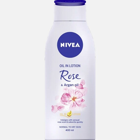 NIVEA OIL IN LOTION ROSE & ARGAN OIL 400 ml