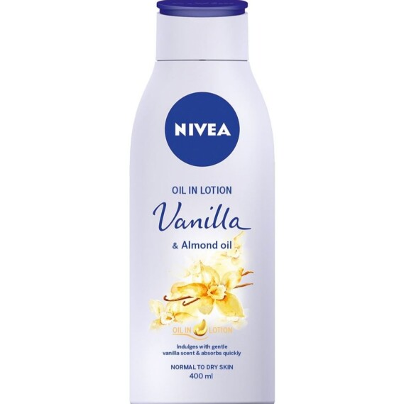 NIVEA OIL IN LOTION VANILLA & ALMOND OIL 400 ml