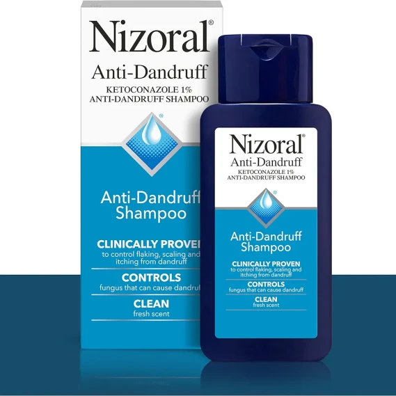 Nizoral Anti-Dandruff Shampoo with 1% Ketoconazole, Fresh Scent, 7 Fl Oz