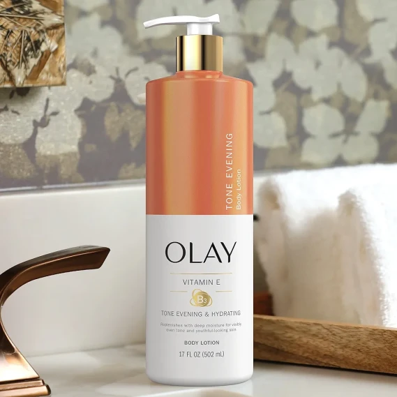 Olay Tone Evening and Hydrating Body Lotion, Deep Moisture, 17oz