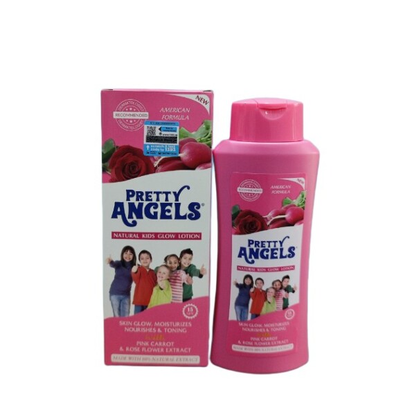 Pretty Angels Body Lotion with Pink Carrot & Rose Flower Extracts 400ml