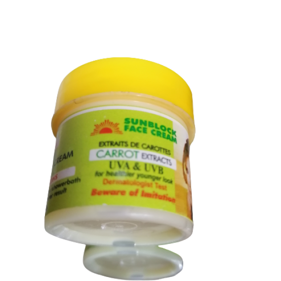 Carrot Extract Whitening Face Cream