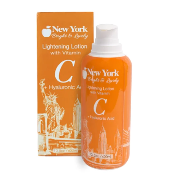 New York Bright & Lovely Lightening Lotion Vitamin C Hyaluronic Acid Lotion  400ml / 13.5 Oz 5