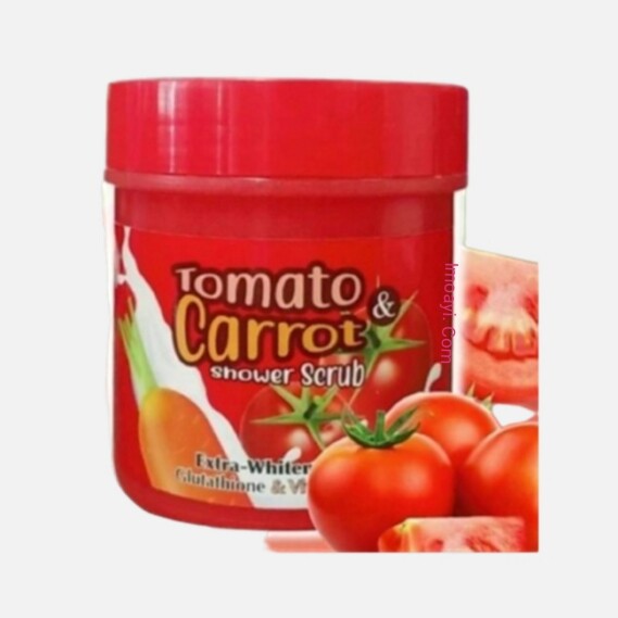 R&D Tomato & Carrot Shower Scrub Extra Whitening 700g