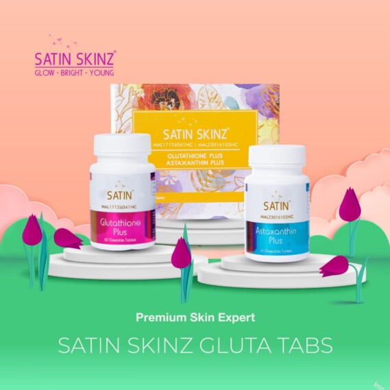 Satin Skinz GLUTATHIONE Plus and ASTAXNTHIN Plus