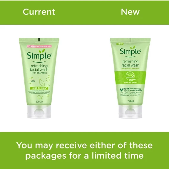 Simple Kind to Skin Refreshing Facial Wash Gel 150ml