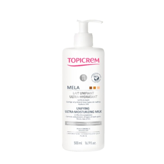 TOPICREM MELA UNIFYING ULTRA-MOISTURIZING MILK 500ML