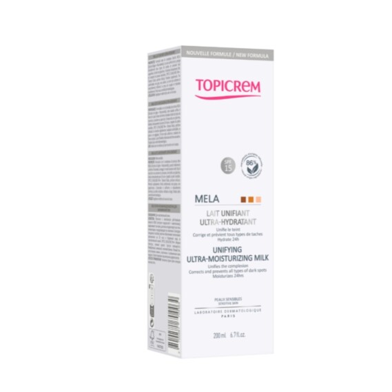 Topicrem  MELA Ultra-Moisturizing Unifying Milk 200ml