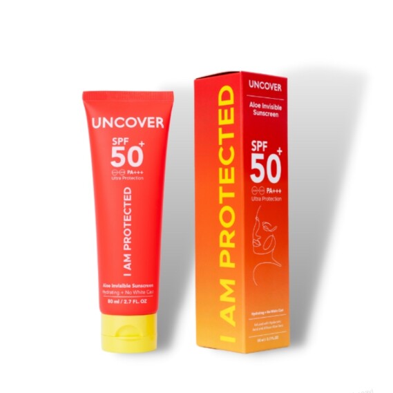 Uncover Aloe Invisible Sunscreen 80Ml