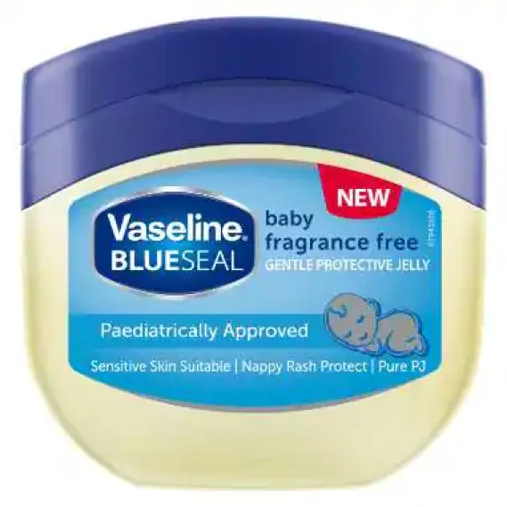 Vaseline Blue Seal Baby Fragrance Free Petroleum Jelly 250ml